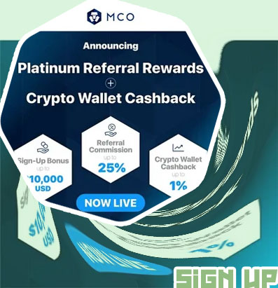 Crypto sign up bonus