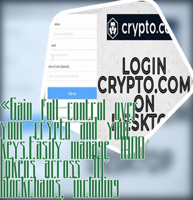 How to login to cryptocom